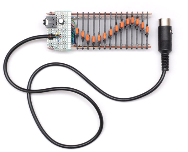 Hardware reverse oscilloscope top-down