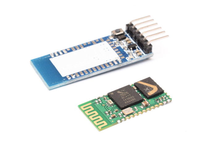 The bluetooth module desoldered from its carrier board