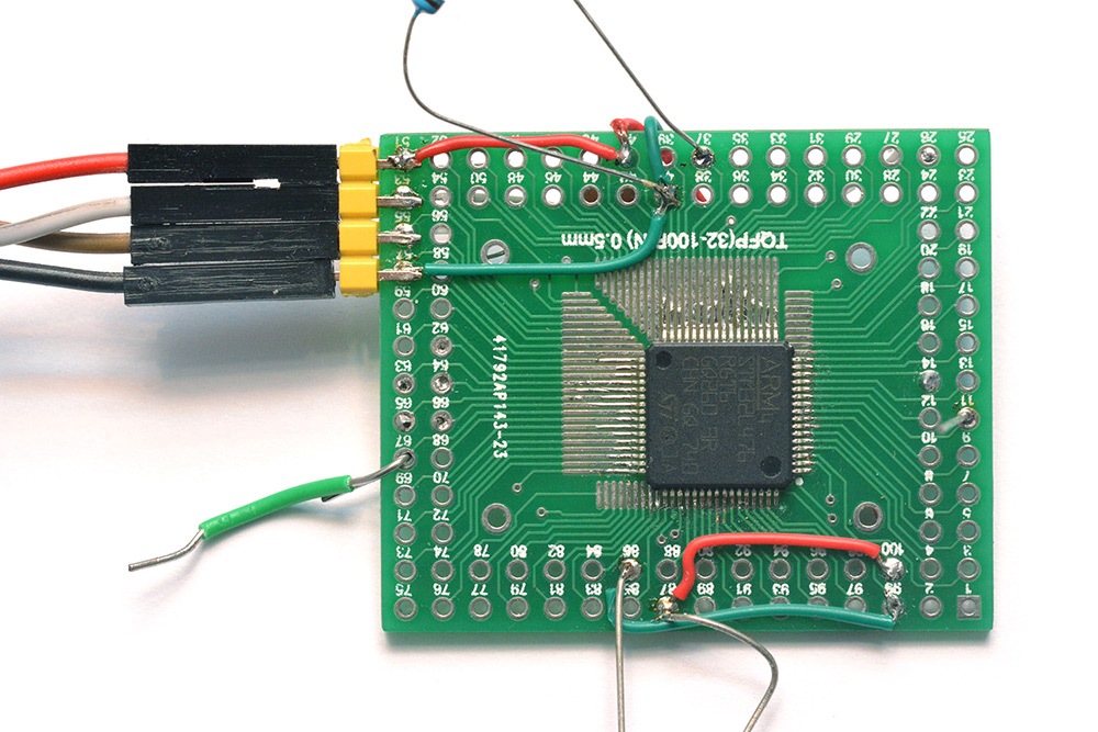 STM32L476 on a breakout board