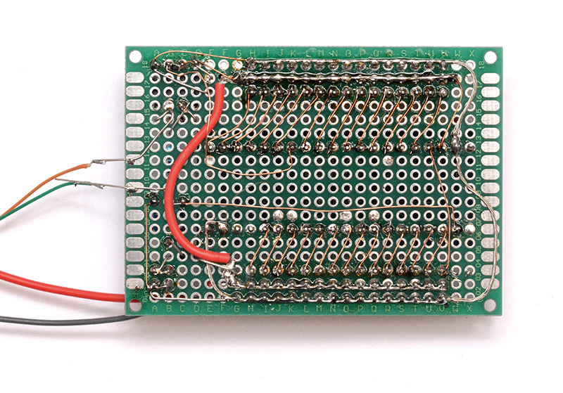 Underside of the musicbox circuitry