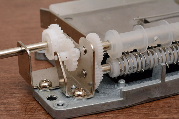 The gearing on the original musicbox