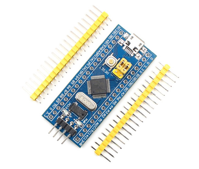 An STM32F103 board