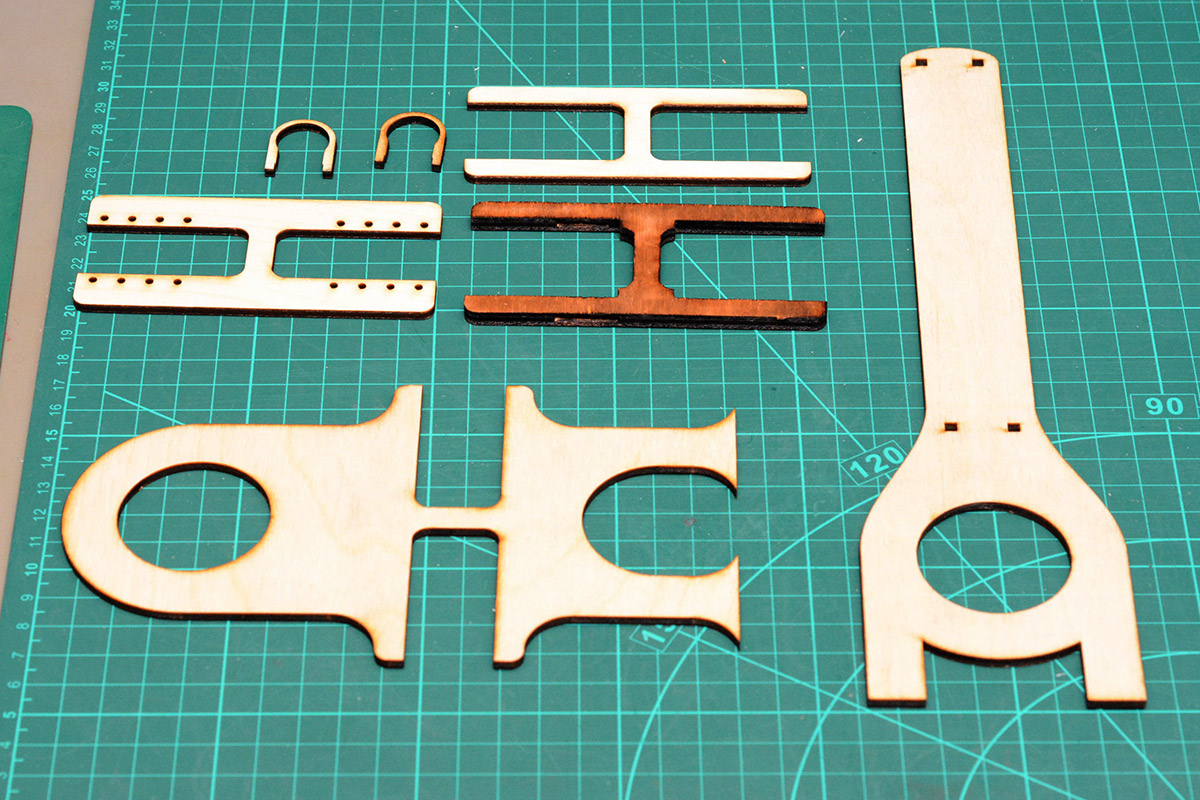 One set of mounting parts
