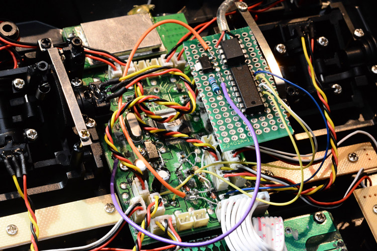 Wiring up the protoboard to the main board