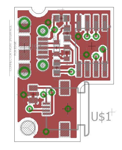 PCB layout of mini pitch bender