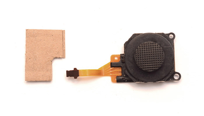 Cardboard mockup of circuit outline