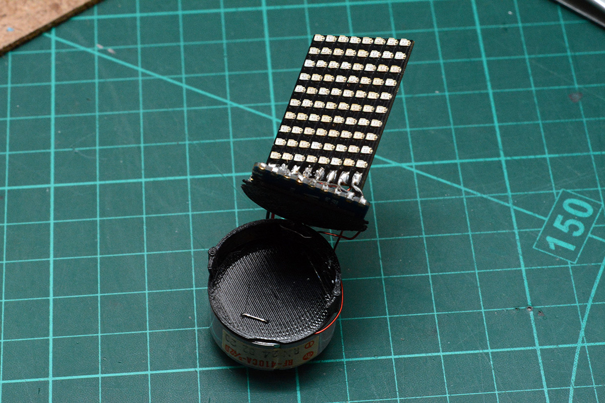 3D printed part cracked open