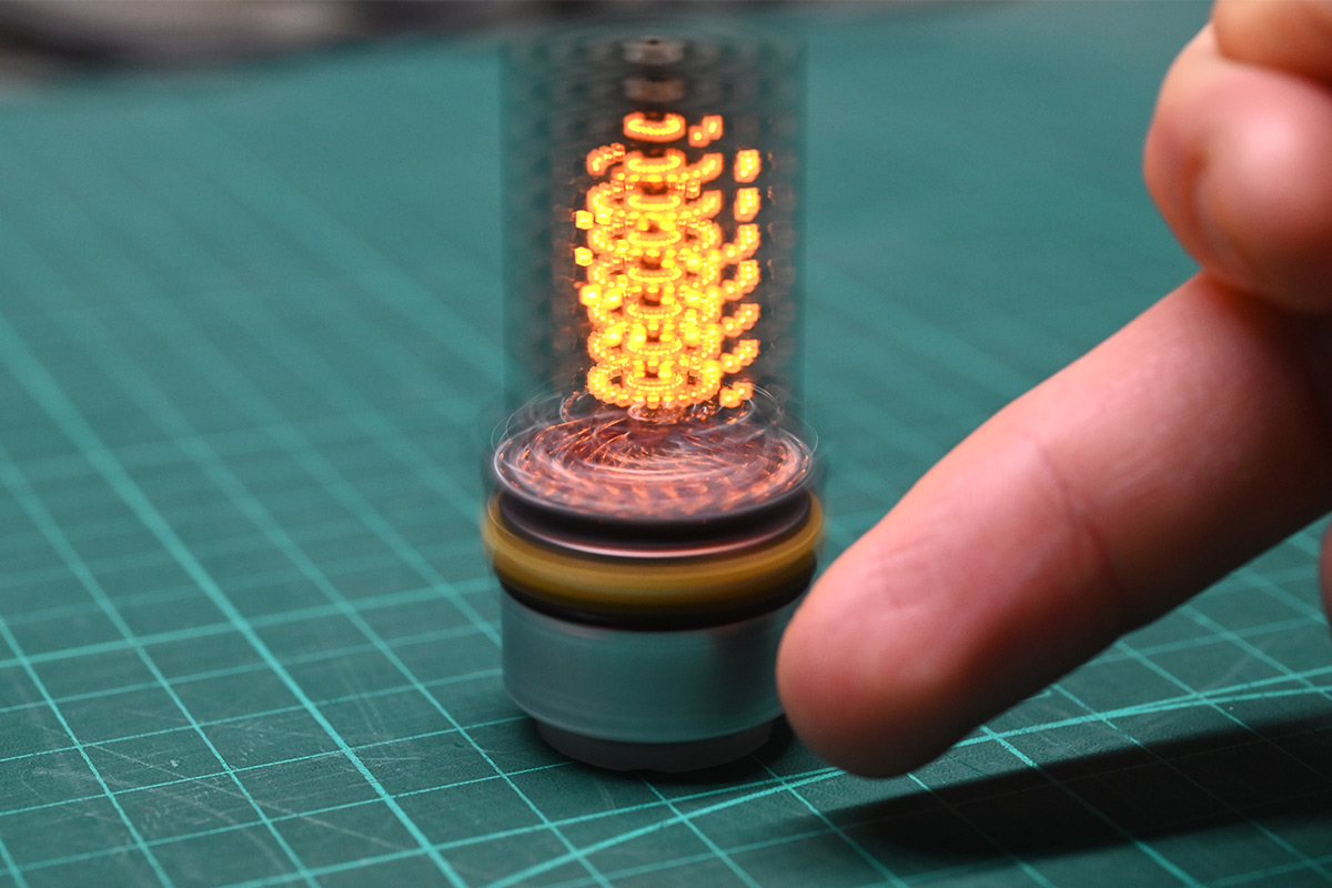 Fire simulation on the display