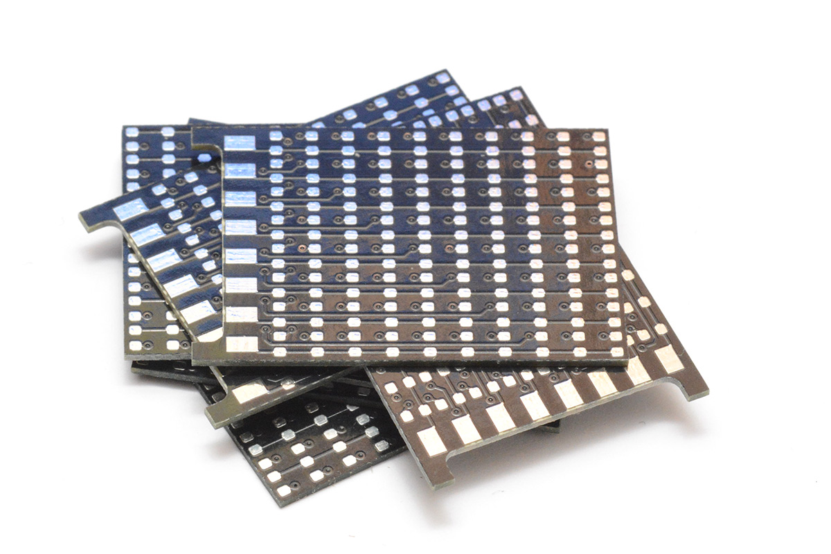 Unassembled matrix boards